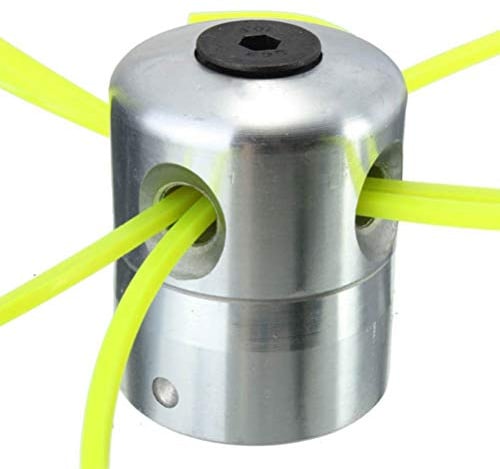 Aluminium Linehead String Gras Trimmer Head Spool Set für Rasenmäherschneider (Silber)