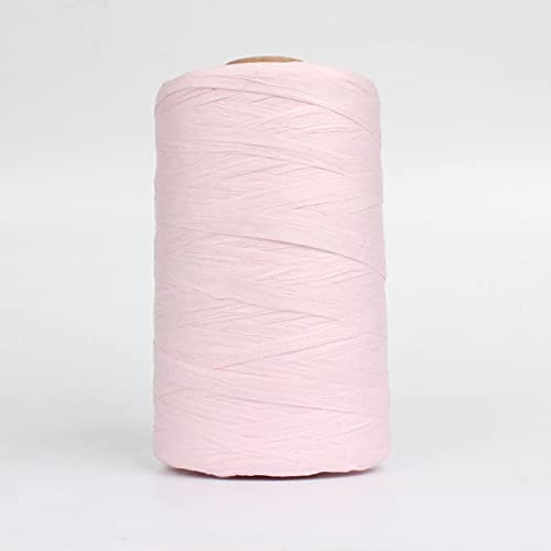 Raffia Straw Yarn， 280 Meter Multicolor Raffia Straw Ribbon for Knitting Crochet DIY Hats Bags(17)