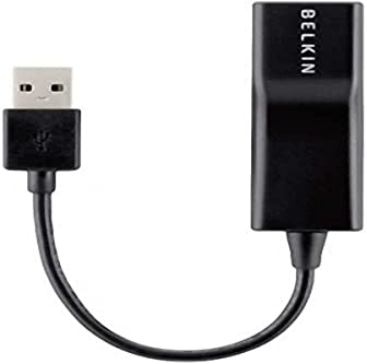 Belkin USB 2.0 Fast Ethernet Adapter 10/100Mbps para Macbook/Ultrabooks