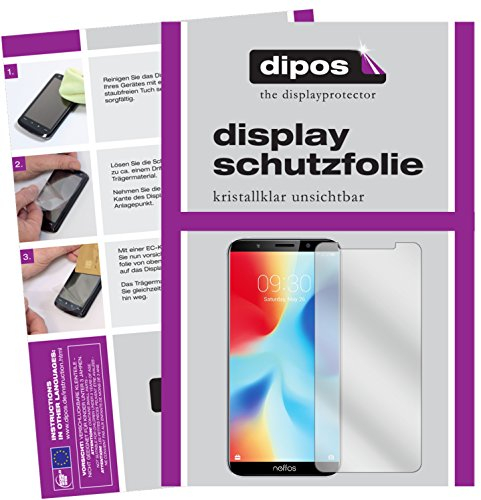 dipos I 2X Schutzfolie klar kompatibel mit TP-Link Neffos C9A Folie Displayschutzfolie
