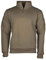 Mil-Tec Tactical Sweatshirt (Unisex) • Pullover mit Zipper • Sweater mit Kragen • Atmungsaktives Sweatshirt Damen & Herren • Warmer Pulli für Arbeit, Freizeit, Outdoor • Ranger Grün, S