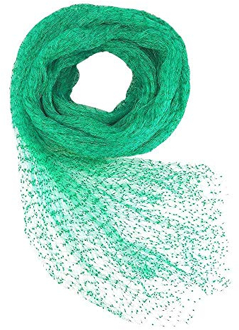 CODIRATO Vogelschutznetz 4x10m Teichnetz Laubnetz Gartennetz Grün Laubschutznetz Pflanzenschutznetz für Teich, Balkon, Garten, Bauernhof, 15mm x 15mm Löcher