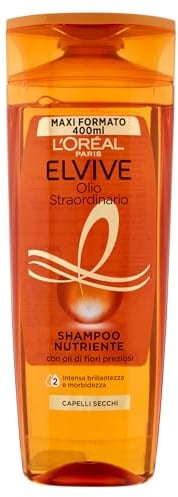 L'OREAL ELVIVE OLIO STRAORDINARIO SHAMPOO 400ML | NUTRIZIONE INTENSA IDEALE CAPELLI SECCHI