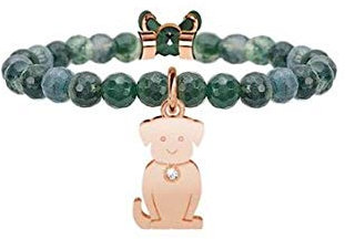 KIDULT - Bracciale agata e acciaio 316L Pvd Rosè | Animal Planet