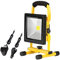 20W LED Work Light Rechargeable Super Bright 3000 Lumen Portable Battery Floodlight Waterproof Outdoor Security Light for Camping Hiking Car Repairing Garage Fishing BBQ