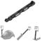 Hensych Aluminiumlegierung Helmhalterung Erweiterung Metall Verlängerungsstange Helm Erweiterung Arm Halterung Verlängerungsstift für Gopro Hero 8/7/6/5/4/3 Action Camera für XiaoYi Kamera
