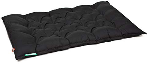 Doctor Bark Hundekissen Urban - orthopädisches Hundebett für sehr große Hunde - waschbar bis 95°C - robuste Indoor/Outdoor Hundematratze - Made in Germany (XXXL - 120x100 cm, Schwarz)