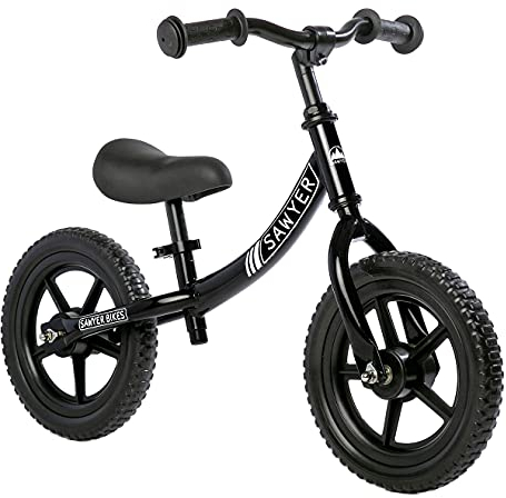 Sawyer Bikes - Ultraleichtes Laufrad - Kinder 2, 3, 4 und 5 Jahre (Schwarz)