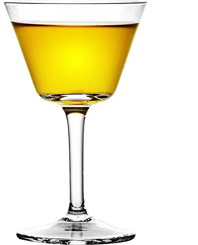 ZXF Cocktail Glasses 4PCS 120ml Stemmed Martini Glass - For Drinking Martinis, Vodka, Cocktails Set Of 4 (Color : Clear set of 4)