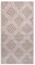 vidaXL Outdoor Teppich Zweischichtiger Jacquard Terrassenteppich Küchenteppich Außenteppich Indoor Terrasse Balkon Flur Küche Bad Braun 160x230cm PP