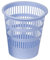 FELIXMANIA Papelera de Plástico de Rejilla 12 Litros Color Pastel (Azul)