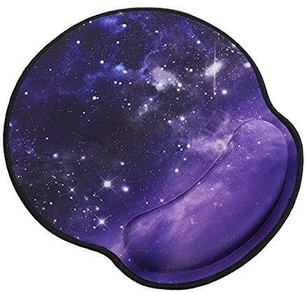 Uonlytech Tappetino per Mouse Tappetino da Scrivania per Animali Tappetino da Ufficio in Silicone Tappetino Cartoni Animati Polso Viola 3D Base Il Computer Portatile Gomma da Cancellare