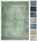 Kelim Vintage Teppich Wohnzimmer Grün 195 X 280 cm - Moderner Kurzflor Teppich - Super Soft