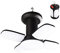 Solar Campinglampe, LED Camping Laterne 6 Modi Polygon Lampe Ausklappbar Tragbar USB Wiederaufladbare, Zeltlampe Campingleuchte, Camping Licht für Stromausfällen Wandern Notfall