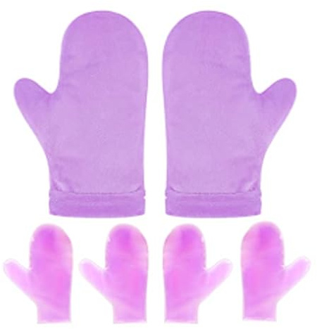 Hand Ice Pack Glove, Ice Gloves for Hands Injuries, Hot Cold Therapy Full Coverage Ice Cryotherapy Gloves, Soft Gel Cold Gloves for Arthritis, Carpal Tunnel, Chemotherapy, Swelling (2 Pack)