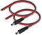 CERRXIAN DC5521 Cable flexible de alimentación, 1 FT, 14 AWG, 5,5 mm x 2,1 mm, cable de alimentación abierto macho de CC, cable de reparación de alimentación de CC, 2 piezas