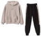 Amur Leopard Mädchen Jogginganzug Trainingsanzug Bekleidungsset 2tlg Kinder Sportanzug Freizeitanzug Sweatjacke & Jogginghose, Aprikosenfarbe, 160/11-12 Jahre
