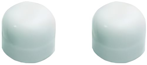 Confezione 2 Pezzi Fermaporta autoadesivo in gomma da pavimento - Ferma Porta in Gomma, Paracolpo Adesivo da Pavimento in gomma, Protezione Apertura Porta (Bianco)