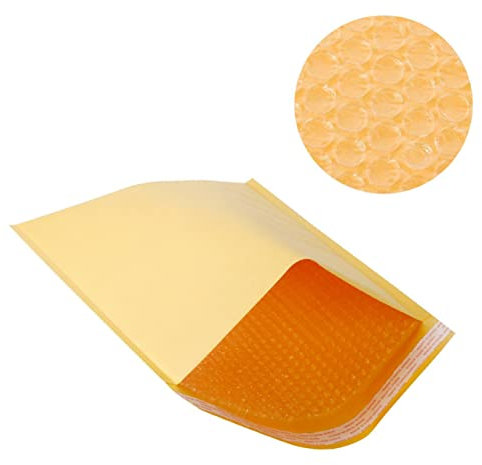 MAGICLULU Gepolsterte Briefumschläge – 130 X 170 Mm Kraftfolienbeutel 50er-pack Anpassbare Post