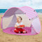 Tienda Playa Bebe, CeeKii Tienda de Playa para Bebés con Pequeña Piscina Automática Plegable Protección Solar Anti UV 50+ Ventilación Pop-up Tienda 120 x 80 x 70 cm