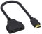 Sangcca HDMI-Splitter, HDMI-Splitter, 1 Eingang, 2 Ausgänge, 1080P Stecker auf Dual Buchse, HDMI-Splitter, Adapter, Konverter für DVD-Player/HDTV/LCD-Monitor und Projektoren