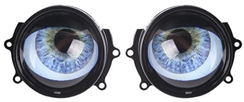 Devil Eyes Light, faros LED dinámicos Devil Eye para automóvil, faros delanteros de 12 V con control WiFi, lámpara de lente de proyector, bombillas LED para faros automotrices, faros LED Devil Eyes, f