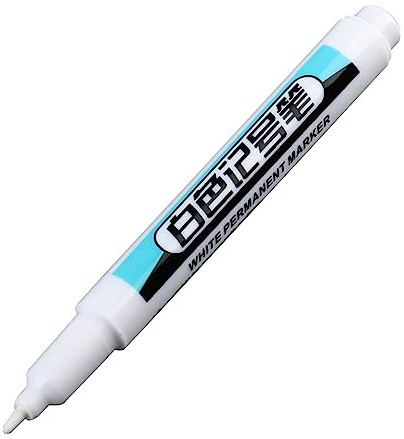 Marker Stifte Lackstifte Weiß Marker Ölbasis Permanent Marker Tischler Marker für Glas Metall