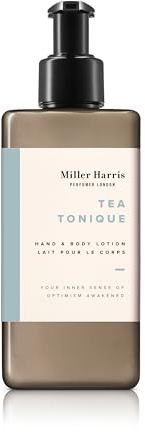 Miller Harris Tea Tonique Hand and Body Lotion 300ml – Shea Butter, Argan Oil, Aloe Vera & Vitamin B5 | Hydrating, Smoothing & Moisturizing Skincare