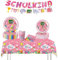 Einschulung Rosa Geschirr Set Schulanfang Partygeschirr Servietten Pappteller Schulkind Papierteller Tischdeko Schultag Tischdeko für Mädchen Jungen