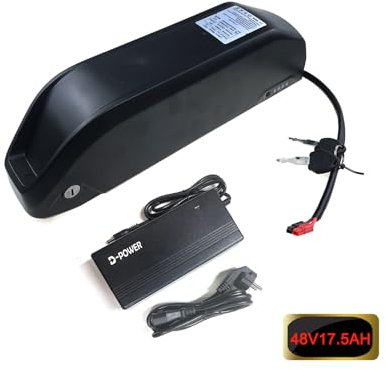 BAFANG 48V 17.5AH Batería Bicicleta eléctrica para Motor en la Rueda y Motor Central 250W 350W 500W 750W 1000W con Cargador