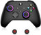 Wireless controller for Xbox one,Upgraded Wireless Controller Compatible with Xbox One/Xbox Series/PC with 3.5mm Headphone and 2 Thumb Grips,2.4GHz Wireless Adapter