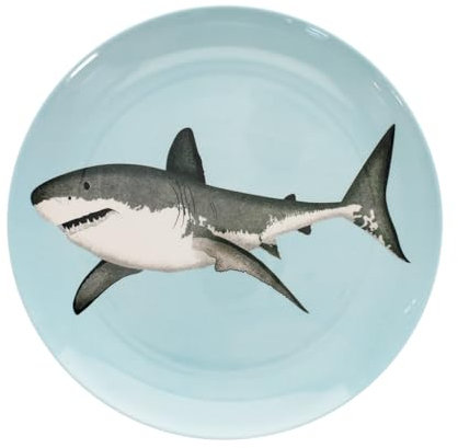 Rex London Children's Melamine Plate - Sharks