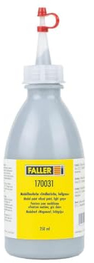 FALLER 170031 Model Building Paint Street Paint, Light Grey, 250 ml
