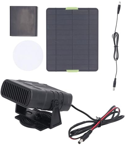 DOSERTY Solarheizung, kompakte Größe für Gewächshäuser und Hühnerställe, Outdoor-Heizgeräte