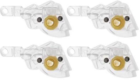 Reparaturset für Jalousienteile – Kipper-Ersatzset, Rollostab-Controller | 4 robuste Stäbe Ersatz, Low-Profile-Kippmechanismus, horizontaler Stab Kippfenster, Reparaturzubehör für Zuhause