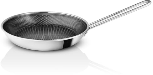 Eva Trio | Multi Mosaic Bratpfanne 28 cm keramische Slip-Let®-Antihaftbeschichtung |Pfannen mit einzigartigem Mosaikmuster auf der Oberfläche | Brushed steel