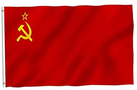 Bandiera dell'Unione Sovietica, decorazione per banner bandiera nazionale comunista dell'Unione Sovietica da 36x60 pollici