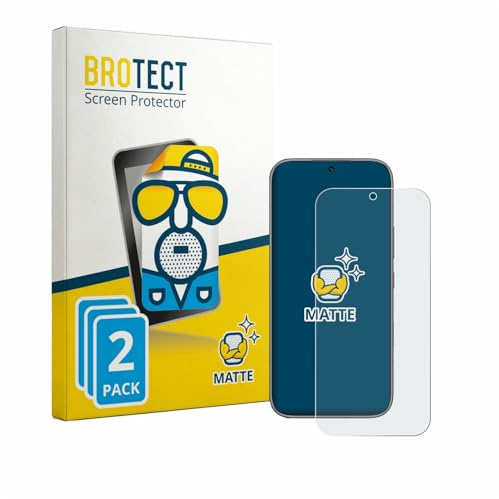 BROTECT Entspiegelungs-Schutzfolie für Honor 600 (2 Stück) Matte Displayschutz-Folie, Anti-Reflex, Anti-Fingerprint
