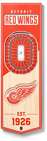 YouTheFan NHL 3D Stadion Banner 6 x 19 Zoll