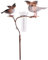 matches21 - Pluviometro in metallo, con gufi, 42 x 130 cm