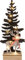 St Helens Home and Garden Battery Operated Wooden Christmas Tree Light Effect