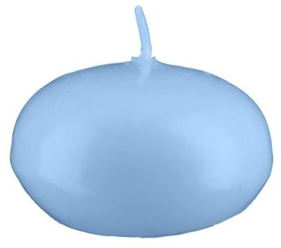 Kopschitz Schwimmkerzen Hellblau Ø 60 x 24 mm, 20 Stück