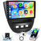 Hikity 2+64GB Android 15 Autoradio, Wireless CarPlay Android Auto, für Citroen C, Peugeot 107, Toyota Aygo 2004-2014 Radio, 10.1 Bildschrim Auto Radio, Bluetooth, GPS WiFi HiFi FM SWC Rückfahrkamera
