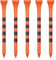 Zivisk Golf Tees Holz - 100 Stück 83mm Bambus Tees (Orange)