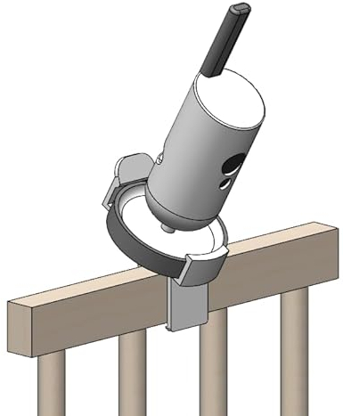 Philips Avent Connected SCD923/26 to IKEA SNIGLAR Bed Clip Mount