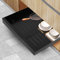Pull out Cabinet Organizer,Slide Out Drawer Shelves for Kitchen Cupboard,Extendable Slide Out Drawer Storage,Roll-Out Sliding Drawer Shelf,No Need Drill and Nailing 30-50CM W x 43CM D x 7CM H (Black)