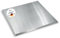 Planche à pétrir en acier inoxydable [50 x 50 cm] - Pour pétrir, découper et pâtisser - Planche de cuisine avec rebord - Planche à pâtisserie - Planche à découper