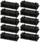 HAF® Lot de 10 entretoises en PVC pour collier de serrage 50 mm en plastique I Accessoires de piscine I Support de tuyau I Entretoises pour colliers de serrage 50 mm pour tuyau en PVC - Qualité