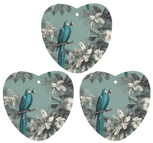 Car Air Fresheners 3 Pcs Hanging Air Freshener for Car Palm Trees And Birds Aromatherapy Tablets Hanging Air Freshener Hanging Scented Cards for Car Rearview Mirror