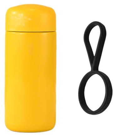 1 Tazza Termica E 1 Gancio Per Tazza Termica In Silicone, Tazza Termica Da 150 Ml, Tazza Termica Portatile, Tazza Termica Piccola, Tazza Termica In Acciaio Inossidabile